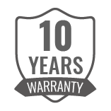 10 YEARS WARRANTY