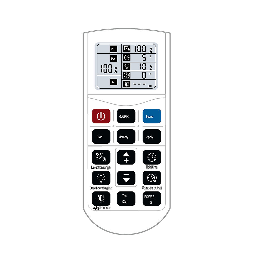 Remote control for MOV setting